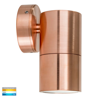 HV1115T Solid Copper Single TRI Colour Fixed LED Wall Light