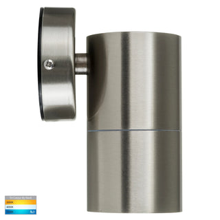 HV1172T Fortis Stainless Steel TRI Colour Fixed Down LED Wall Pillar Light