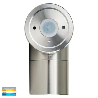 HV1185T Tivah Titanium Aluminum TRI Colour 7W Fixed Down Wall Pillar Light