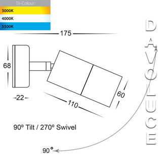 HV1205 316 Stainless Steel Single Adjustable LED Wall Light, Davoluce Lighting, HAVIT Lighting