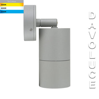 Havit HV1245T - Tivah Silver TRI Colour Single Adjustable Wall Pillar Lights, Davoluce Lighting