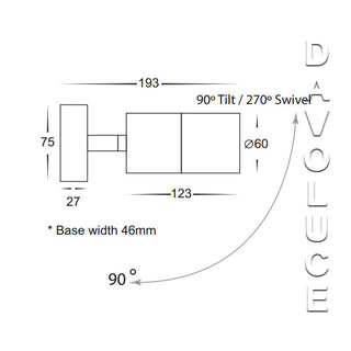 HV1271 Stainless Steel LED Single Adjustable Wall Light, Davoluce Lighting, HAVIT Lighting