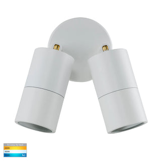 HV1337T White Double Adjustable LED Wall Light