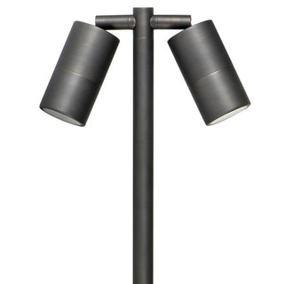 HV1405T-AB Tivah Antique Brass TRI Colour Double Adjustable LED Bollard Spike Light from $213.00