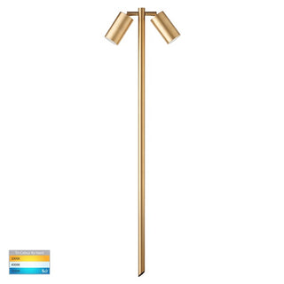 HV1405T-BR Tivah Solid Brass TRI Colour Double Adjustable LED Bollard Spike Light from $300.00. ONLINE SPECIAL!!! Havit Lighting, Garden lights from Havit Lighting, Solid Brass garden lights, Bollard Spike Lightlights