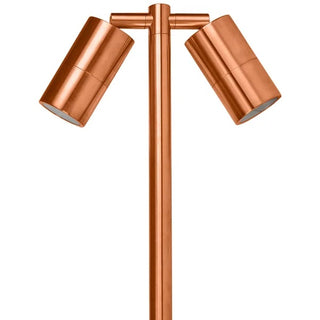 HV1405T-CP Tivah Solid Copper TRI Colour Double Adjustable LED Bollard Spike Light from $300.00. ONLINE SPECIAL!!! Havit Lighting, Garden lights from Havit Lighting, Solid Copper garden lights, Copper Bollard Spike Lightlights