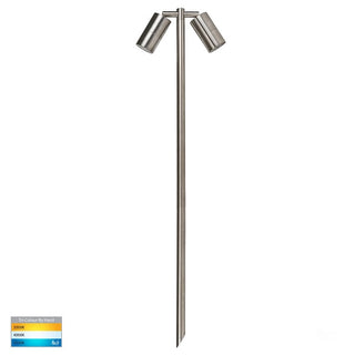 HV1405T-SS316 Tivah 316 Stainless Steel TRI Colour Double Adjustable LED Bollard Spike Light from $213.00. ONLINE SPECIAL!!! Havit Lighting, Garden lights from Havit Lighting, 316 grade garden lights, stainless steel garden spike lights