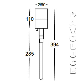 HV1427 Poly-Powder Coated Black LED Spike Light , Davoluce Lighting, HAVIT Lighting