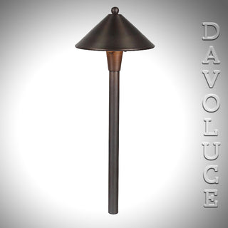 HV1455 - FORN Bollard light with spike Antique Brass 3.2w G4 LED | Davoluce Lighting on display at our Elsternwick showroom. Visit us in-store or online at Davolucelighting.com.au for latest designs and ideas for garden lights. Australia wide delivery