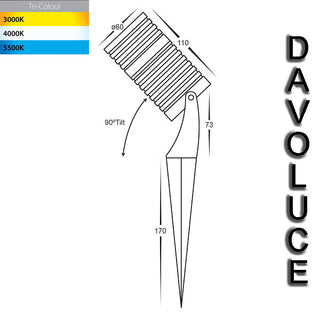 Havit - HV1462T-SS316 - Nova 316 Stainless Steel 5w LED Garden Spike Light from Davoluce Lighting