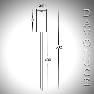 HV1489 Single LED Spike Light, Davoluce Lighting, HAVIT Lighting