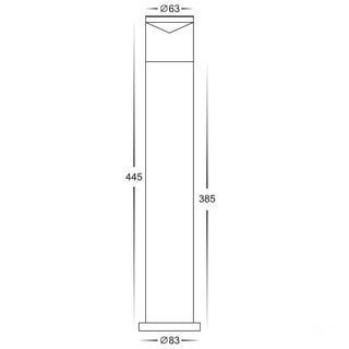 HV1601T-SS316 & HV1602T-SS316 - Highlite 316 Stainless Steel TRI Colour LED Bollard Lights