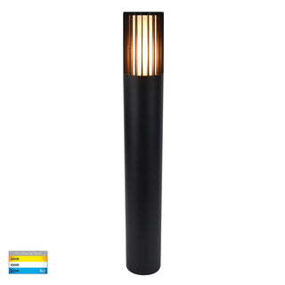 Havit HV1693T-BLK-240V - Tenac Aluminium Black Tri Colour LED Bollard Light