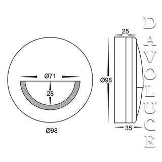 HV2961 Black NAVA Steplight Surface Mounted, copper step lights, stainless steel steplights, exterior lighting, outdoor step lights, outdoor step lighting led, outdoor step lighting ideas, Australia wide delivery, Melbourne, Sydney, Brisbane