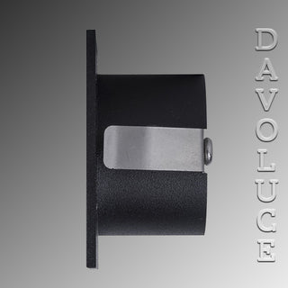 HV3216 Mini Black Recessed Square LED step light from HAVIT |DaVoluce Lighting Studio- Australia Wide Delivery