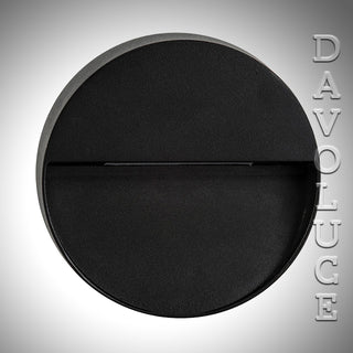 Davoluce Lighting | HV3277 VIRSMA Round Outdoor Step Light 4W from Havit LED Wall Lights, Black or White Step Lights. Delivery in all Australia