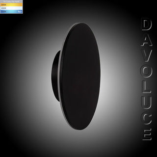 Havit HV3591T-BLK Halo Black TRI Colour LED Wall Light, similar to Unios Iris exterior wall lights. Australia wide delivery by Davoluce Lighting