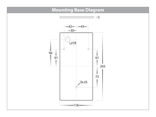 HV3601T TAPER LED Wall Wedge Light