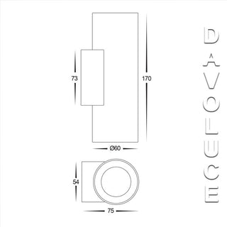 Havit HV3626T-PSS316 Aries Polished 316 Stainless Steel Up & Down LED Wall Light | Davoluce Lighting