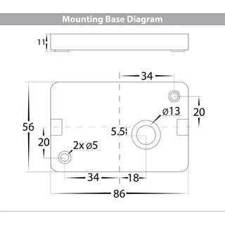 Havit HV3645T - Essil Fixed Down LED Wall Light