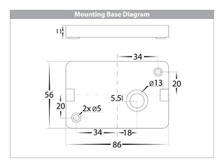 Havit HV3642T LISSE up & down wall light from DaVoluce Lighting Studio - Australia Wide Delivery, Melbourne, Sydney, Brisbane, Gold coast, Adelaide.