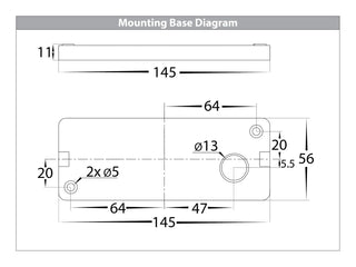 HV3644T Lisse Up & Down TRI Colour LED Wall Light