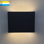 HV3646T-BLK Essil Black Up & Down 6W LED Wall Light HV3646T-BLK-12V