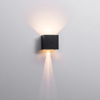 HV3658T-BLK-SQ Versa Black Square Up & Down Wall Light