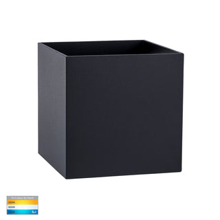 HV3658T-BLK-SQ Versa Black Square Up & Down Wall Light