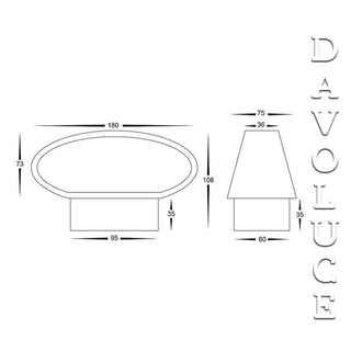 HV3661 LUXE Up & down wall light - 9w Built in LED from Havit | DaVoluce Lighting Studio- Australia Wide Delivery