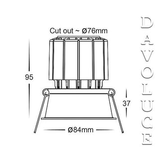 HV5513 PRIME Fixed Deep LED downlight from Havit-Davoluce Lighting. davolucelighting.com.au | Australia wide suppliers of Havit Lighting Products