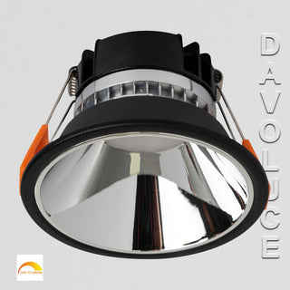 Havit HV5528D2W-BC - Gleam Black with Chrome Insert Fixed Dim to Warm LED Downlight from $39.00. Transition LED Dim To Warm Downlights Australia - Davoluce