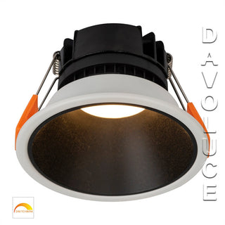 Havit HV5528D2W-WB - Gleam White with Black Insert Fixed Dim to Warm LED Downlight from $39.00. Transition LED Dim To Warm Downlights Australia - Davoluce