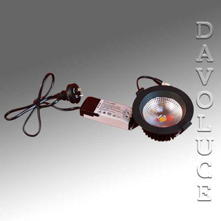 HV5530C Black Fixed LED downlight - ORA 12w Built in LED 6000k from Havit-Davoluce Lighting. davolucelighting.com.au | Australia wide suppliers of Havit Lighting Products