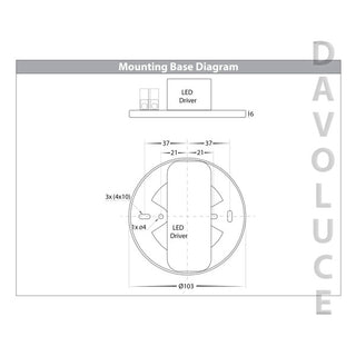 Havit HV5803T 12w Surface Mounted LED Downlights from Davoluce Lighting