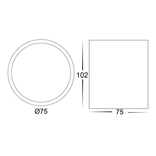 HV5812T - NELLA 7w LED Adjustable Surface Mounted Downlight