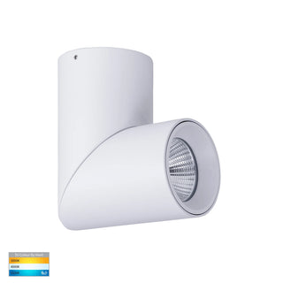 HV5823T-NELLA 12w Surface Mounted Adjustable Tri-colour LED Downlight