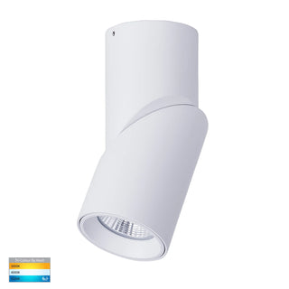 HV5823T-NELLA 12w Surface Mounted Adjustable Tri-colour LED Downlight