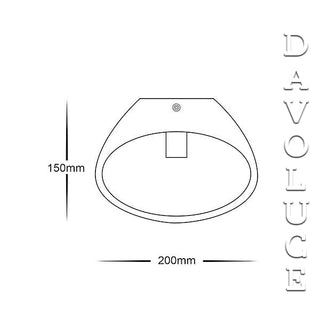 HV8026 ARC large Plaster wall light | Davoluce Lighting, interior wall lights Australia, modern wall lights interior Brisbane, led interior wall lights Perth. Australia wide delivery from $10.00 by Davoluce Lighting