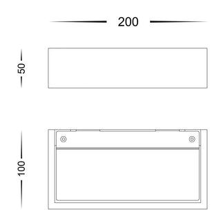 HV8070 - Sunrise Large Plaster LED Wall Light