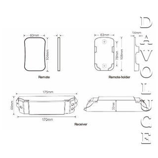 HV9102-M3+M4-5A - RGB LED Strip Remote Controller led strip lighting, rgb led strip with remote, led strip lights Melbourne, Sydney, Perth, Brisbane, Adelaide, Newcastle, Canberra. led strip lighting, rgb led strip. Davolucelighting.com.au