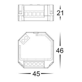 Havit HV9107-2303SAC-HP - Dali Dimming Module, Diginet DALI Relay Device - Single Channel - 10Amp, DALI Switch SO, Dali switch module Australia. Available from Davoluce Lighting