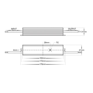 HV9653 - 12v 60w Weatherproof LED Driver