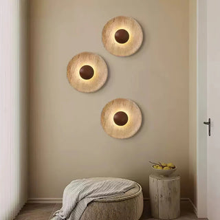 Travertine Wall Light. Selene wall light
