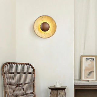 Travertine Wall Light. Selene wall light