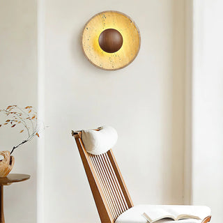 Travertine Wall Light. Selene wall light