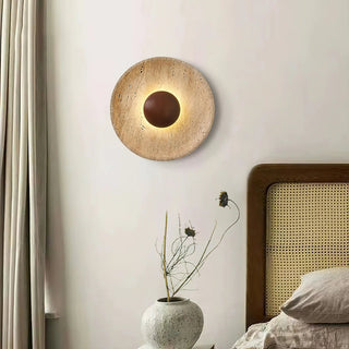 Travertine Wall Light. Selene wall light