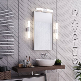 Nordlux Helva Double Wall light White (2015311001) $205.00 from Davoluce Lighting. Bathroom Wall Lights Sydney, Melbourne, Brisbane, Perth. LED bathroom over mirror lights, over mirror bathroom lights Australia, Vanity mirror lighting Gold Coast