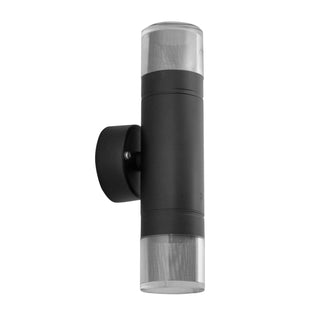 Hunza PAGODA PAGODA LITE GU10 240v ALUMINIUM, Black, Requires 2 x GU10 Globes. 5 Year Warranty