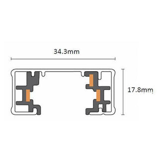 IDT-1 | Single Circuit Track - 3 Wire Track - Davoluce Lighting